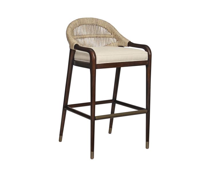 Low Back Bar Stool - Flax – Bar / Counter Stools by Century Furniture | Sutter & Vale