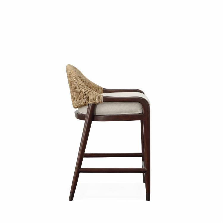 Low Back Counter Stool - Flax – Bar & Counter Stools by Century Furniture | Sutter & Vale