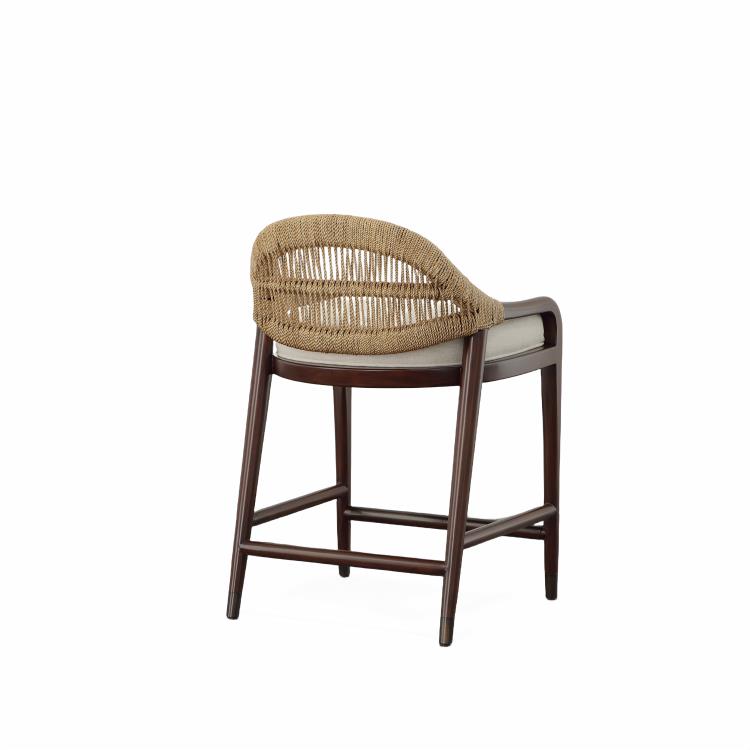 Low Back Counter Stool - Flax – Bar & Counter Stools by Century Furniture | Sutter & Vale