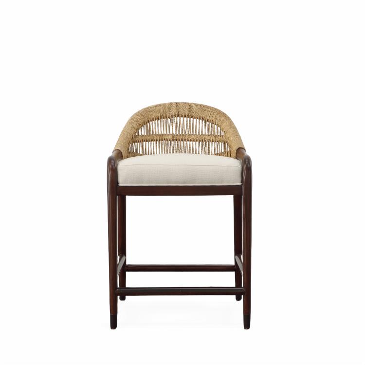 Low Back Counter Stool - Flax – Bar & Counter Stools by Century Furniture | Sutter & Vale