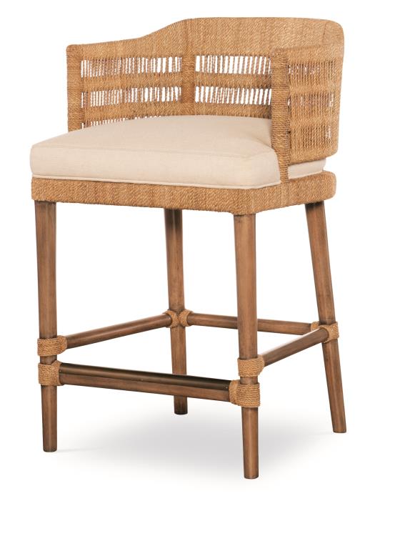 Boca Counter Stool - Natural/Flax – Bar / Counter Stools by Century Furniture | Sutter & Vale
