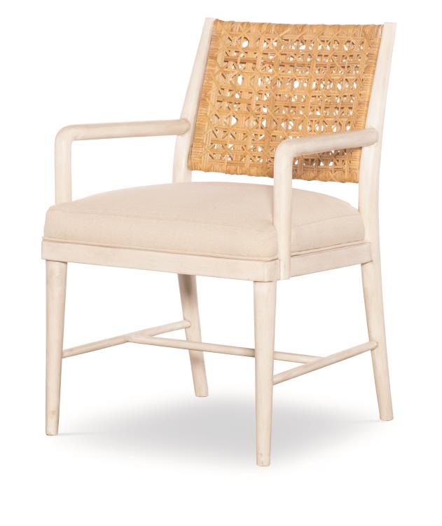 Naples Arm Chair - Natural/Flax – Dining Chairs by Century Furniture | Sutter & Vale