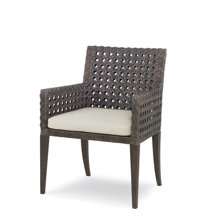 Litchfield Arm Chair-Mink Grey/Flax – Dining Chairs by Century Furniture | Sutter & Vale