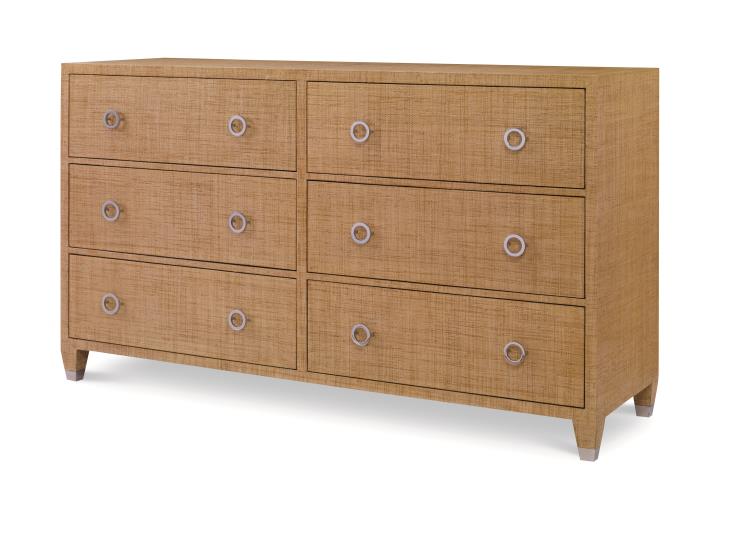 Charleston 6 Drawer Dresser-Sand – Dressers by Century Furniture | Sutter & Vale