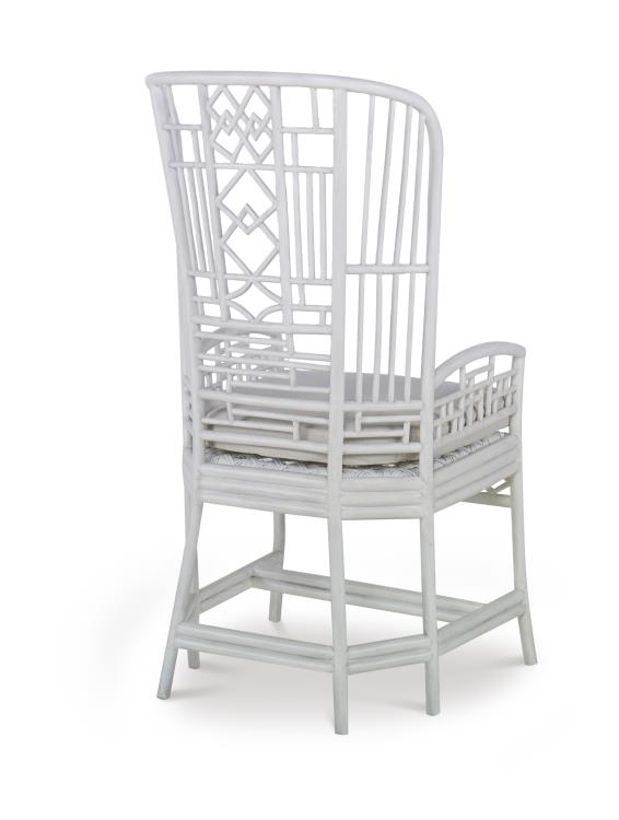 Riviera Desk Chair - White/Flax – Desk Chairs by Century Furniture | Sutter & Vale