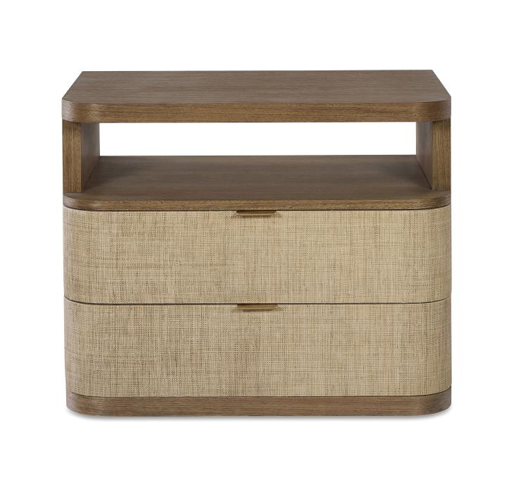 Cruz Two Drawer Large Nightstand – Nightstands by Century Furniture | Sutter & Vale