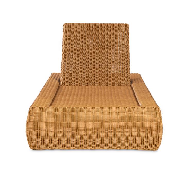 Wade Poolside Wicker Chaise – Chaises by Century Furniture | Sutter & Vale