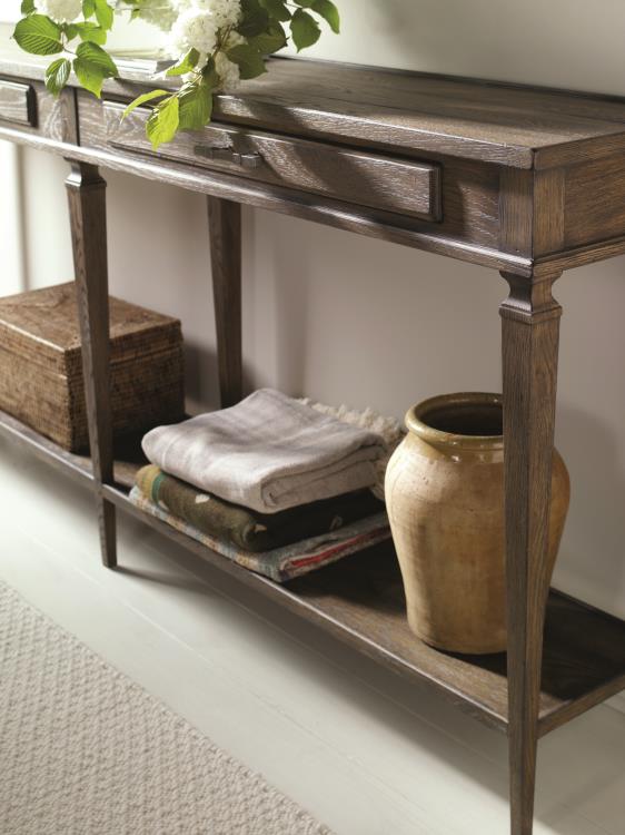 Aiden Console Table - Brown Rustic – Console Tables by Century Furniture | Sutter & Vale