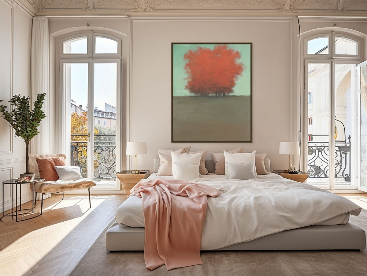 Crimson Canopy 1 in a room