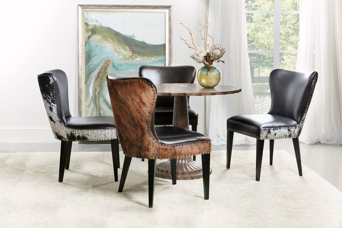 Kale Accent Chair with Salt & Pepper HOH