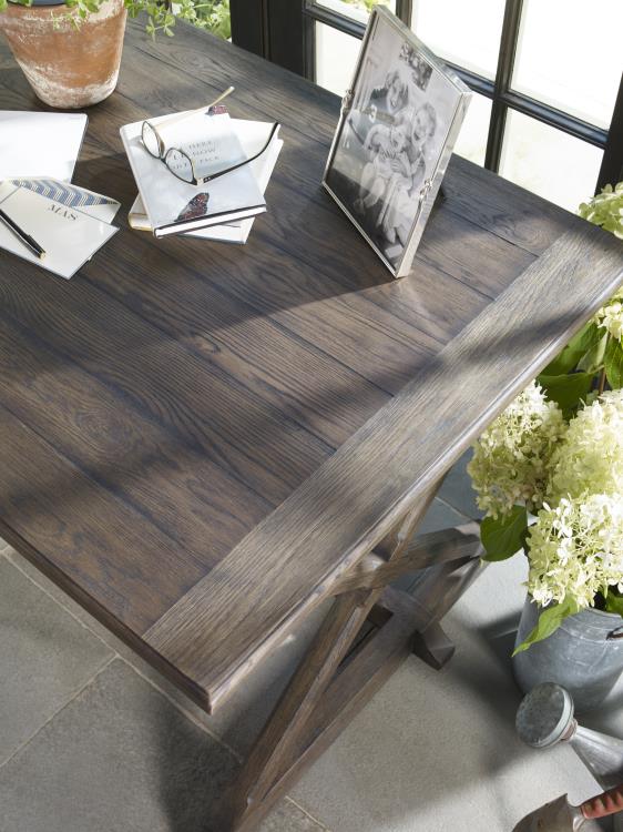 Seth Writing Desk - Brown Rustic – Writing Desks by Century Furniture | Sutter & Vale