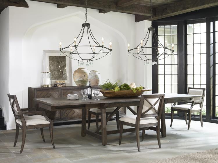 Bailey Arm Chair - Brown Rustic – Dining Chairs by Century Furniture | Sutter & Vale