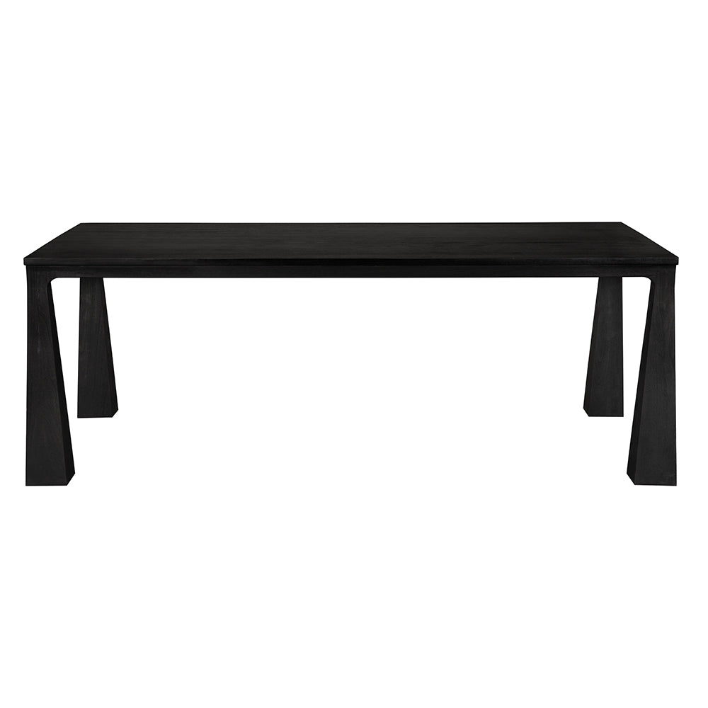 Luther Dining Table in Charcoal Black — Noir Furniture