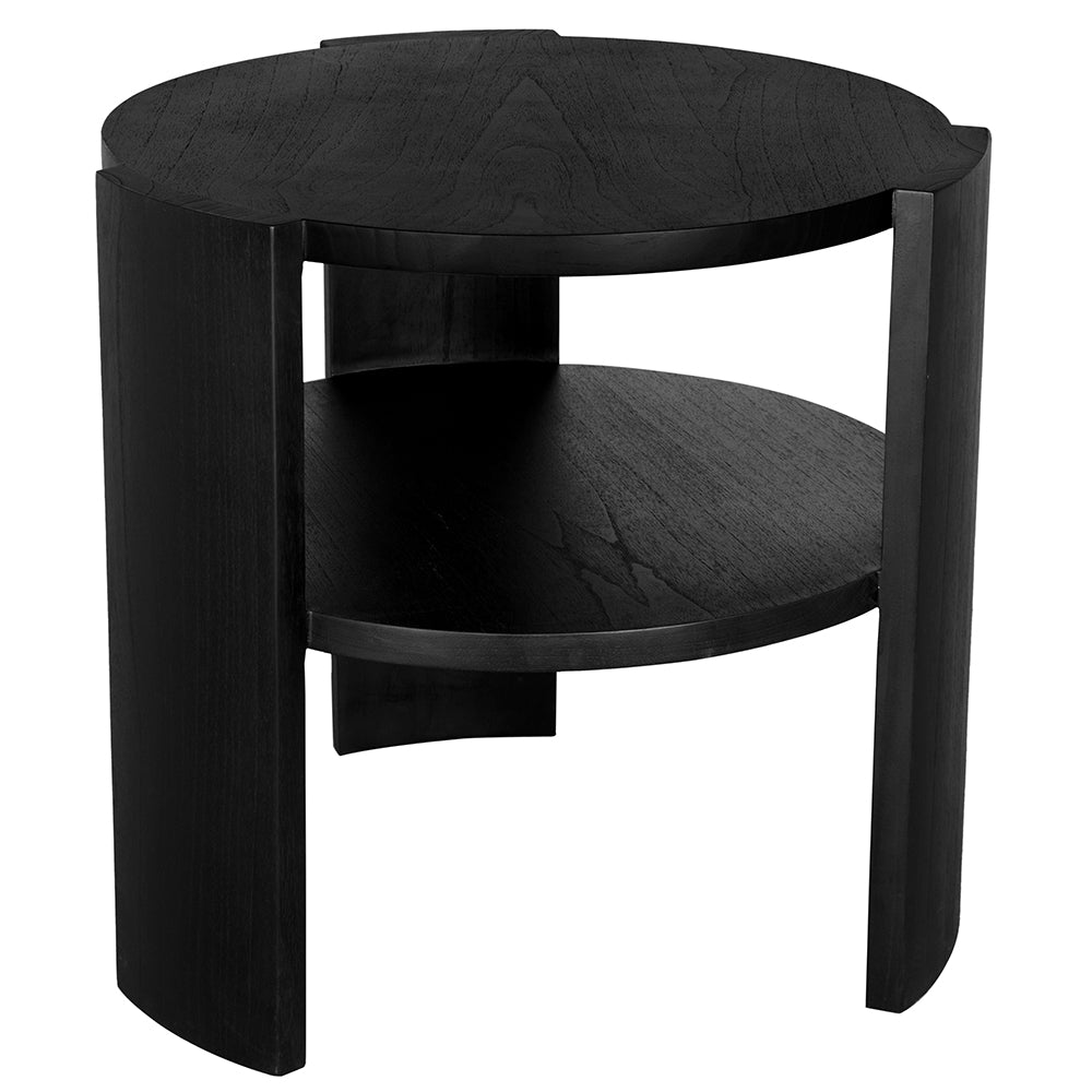 Arnold Side Table in Charcoal Black — Noir Furniture