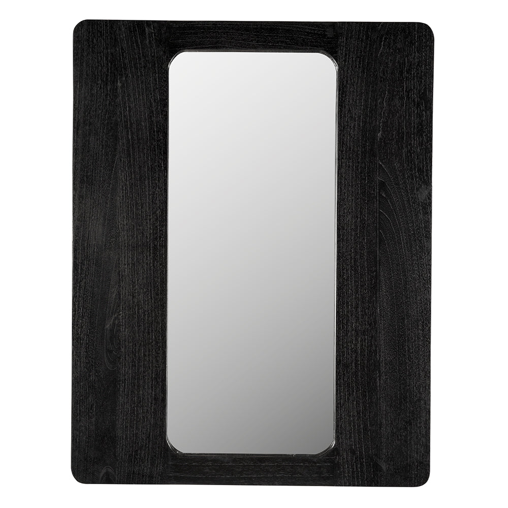 Franklin Mirror, A in Charcoal Black — Noir Furniture