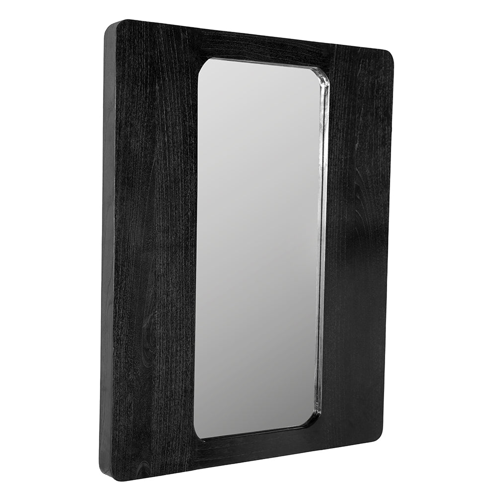 Franklin Mirror, A in Charcoal Black — Noir Furniture