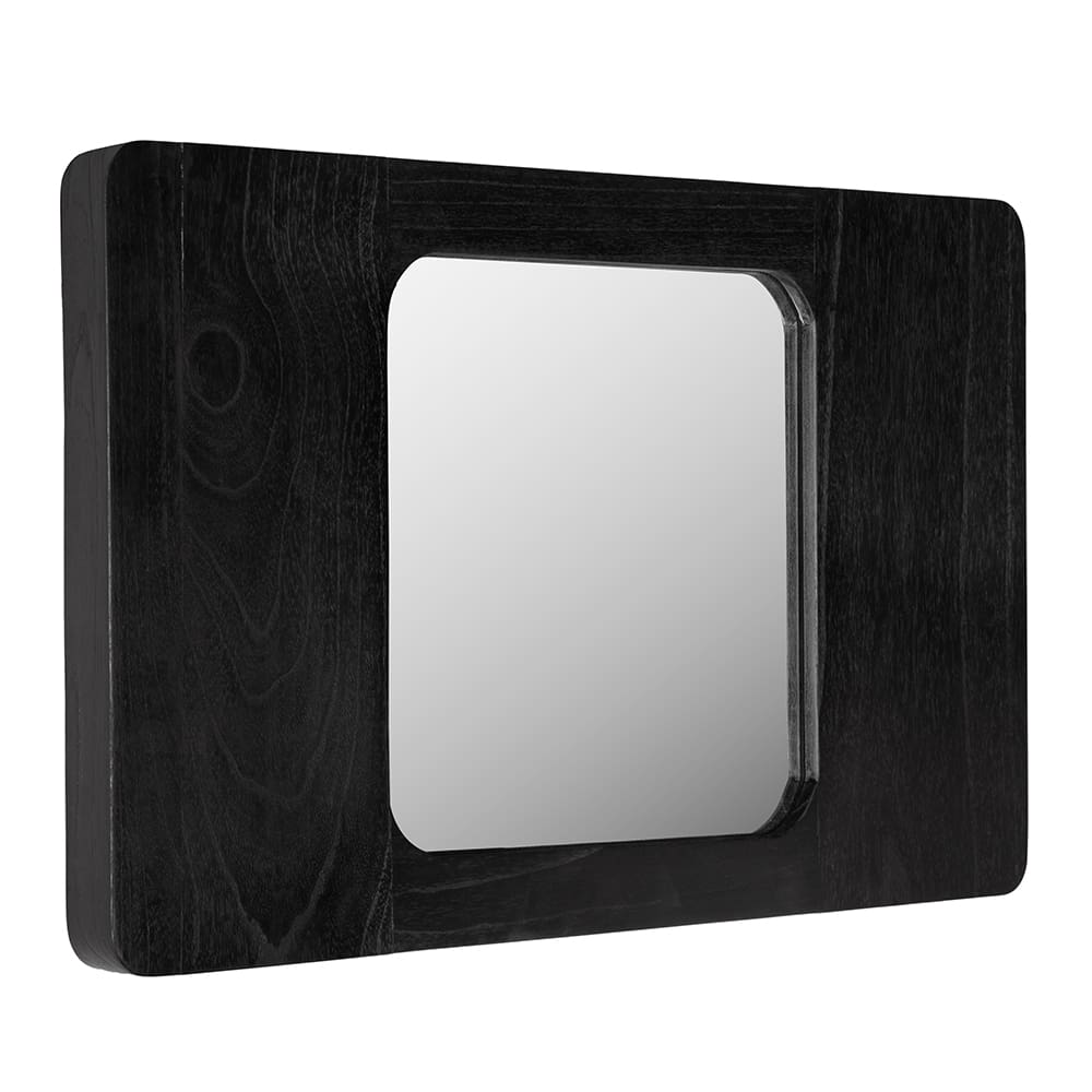 Franklin Mirror, B in Charcoal Black — Noir Furniture