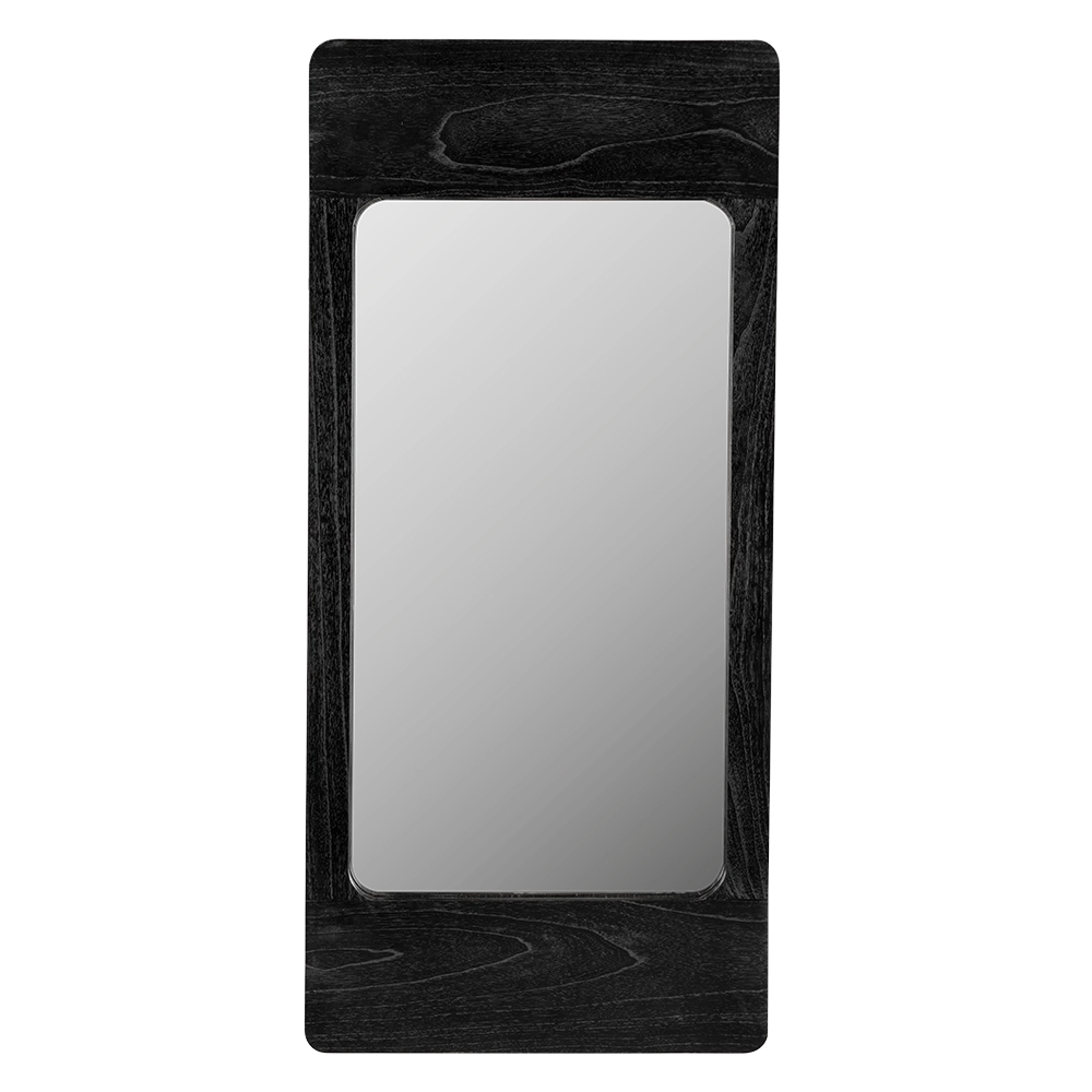 Franklin Mirror, C in Charcoal Black — Noir Furniture