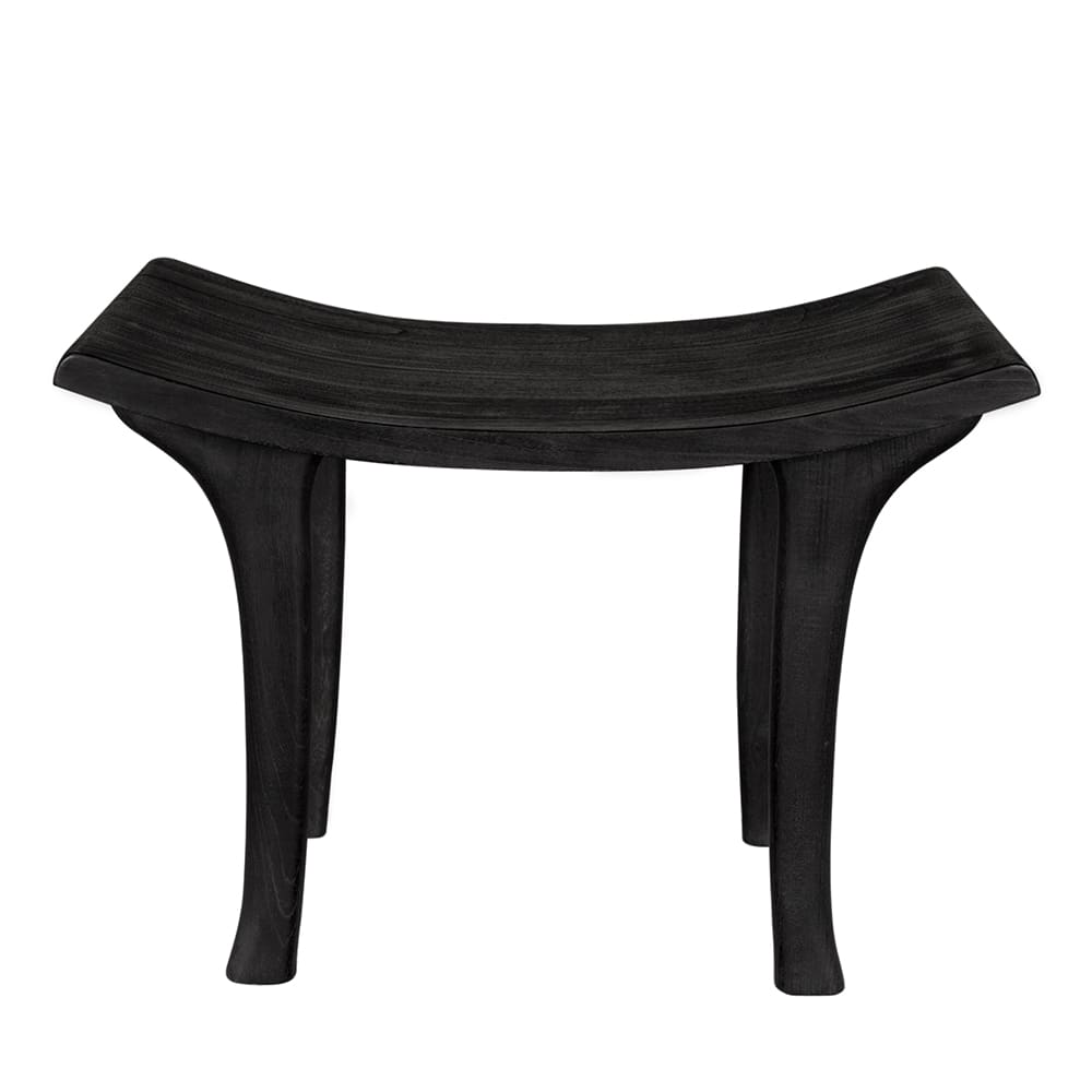 Kyoto Bench in Burnt Black — Noir Furniture