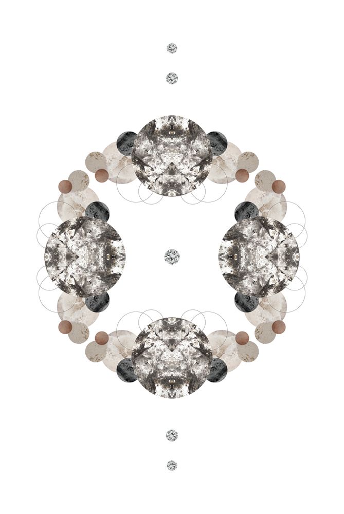 Butterflies Beige 3 artwork