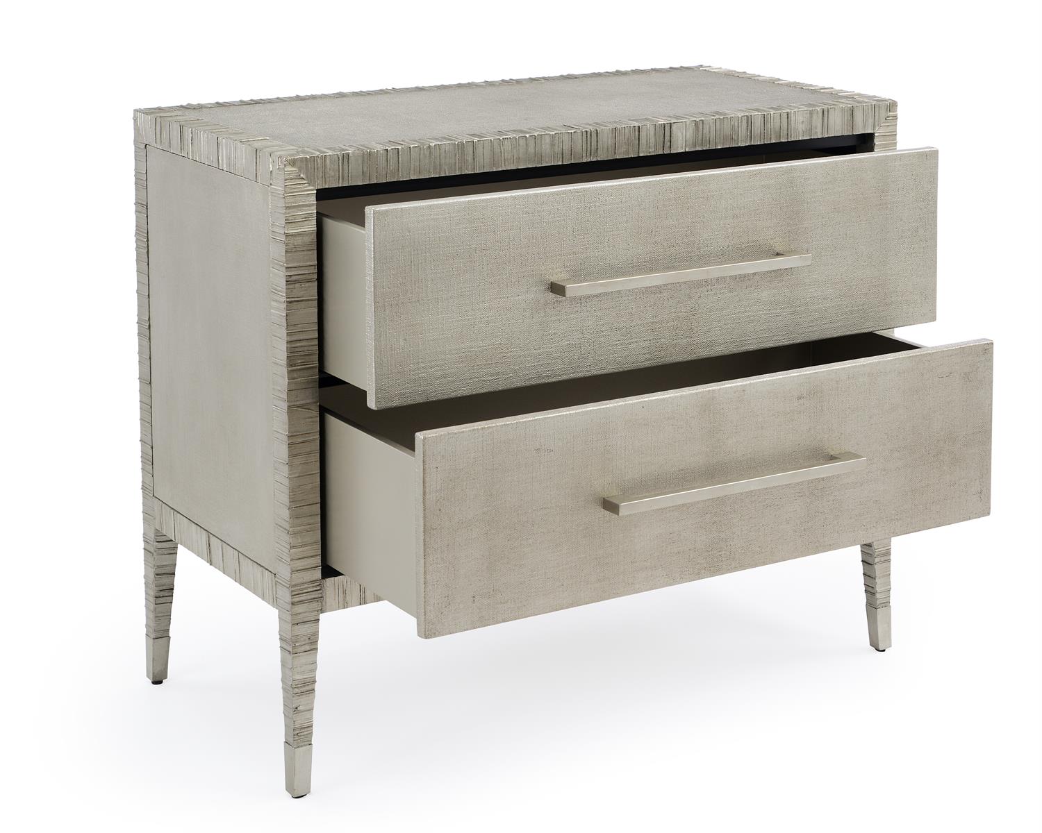 Carraway Silver Nightstand