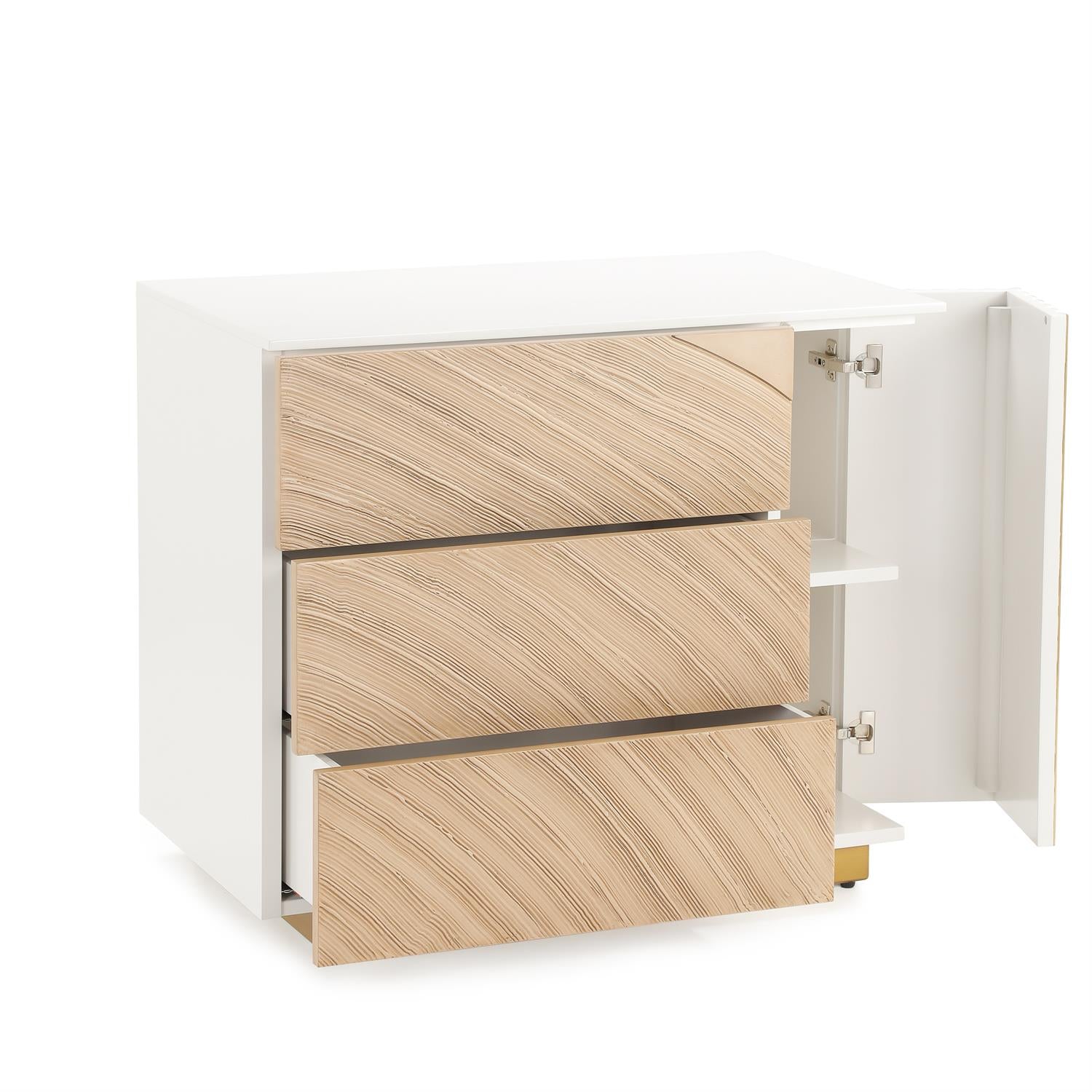 Province Three-Drawer Chest, Right