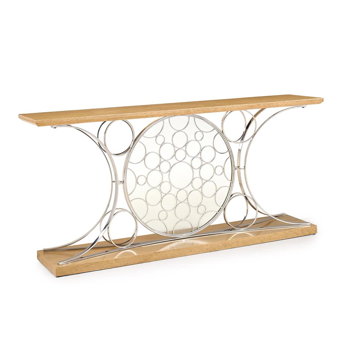 Anneaux Lighted Console Table – Art by John Richard | Sutter & Vale