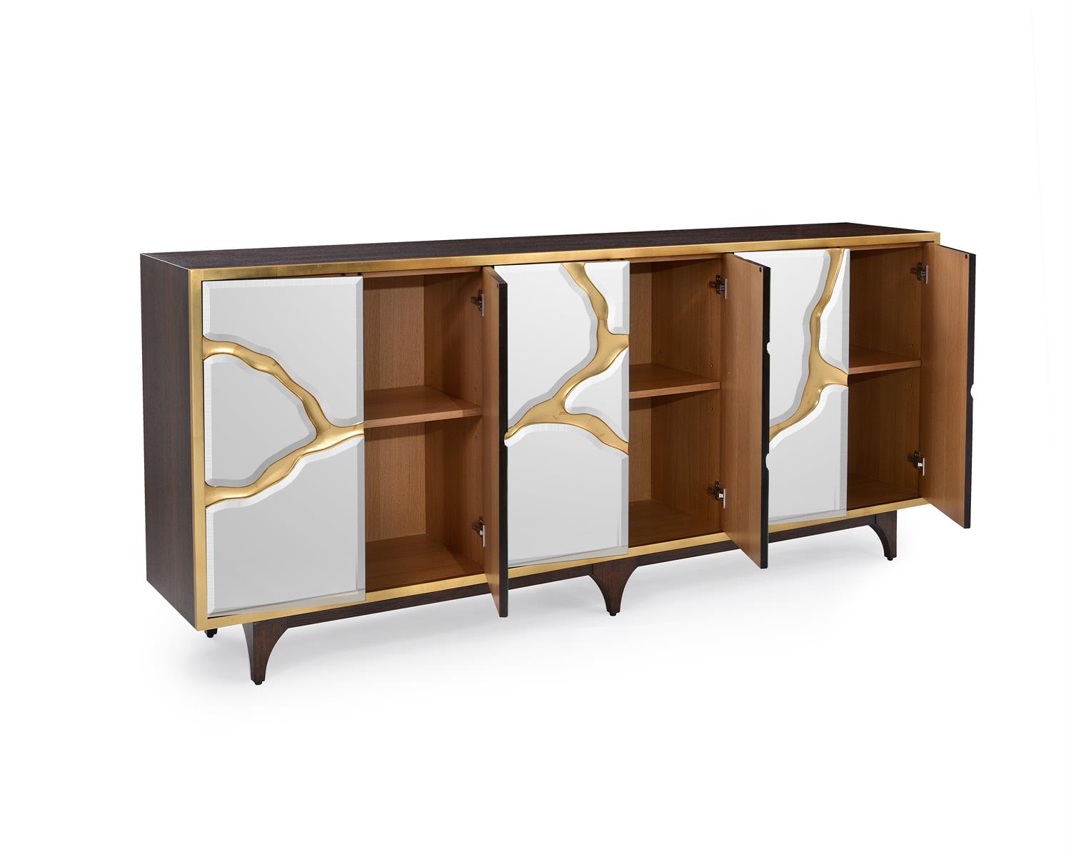 Ravine Six-Door Credenza