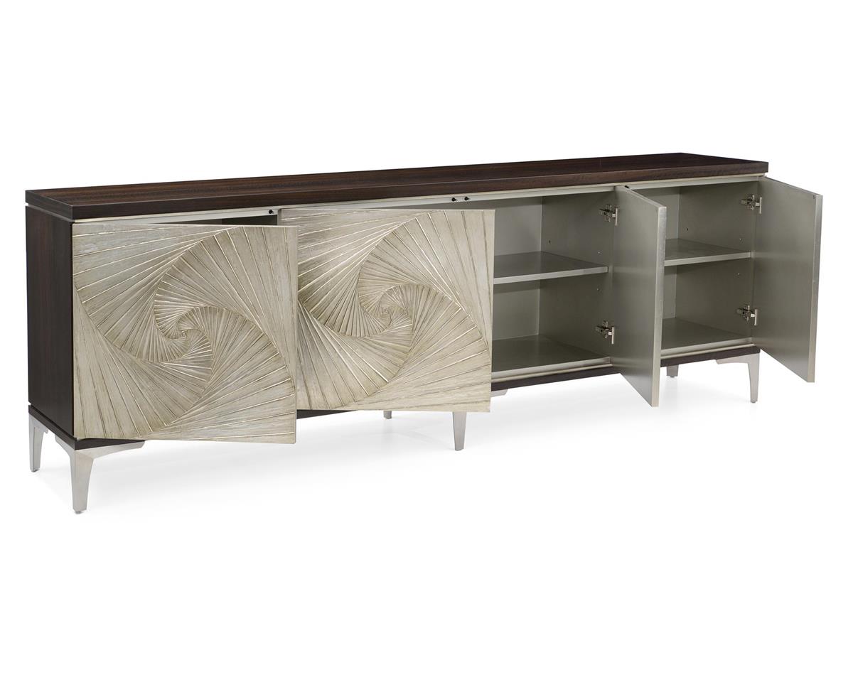 Rosedale Four-Door Cabinet – Art by John Richard | Sutter & Vale
