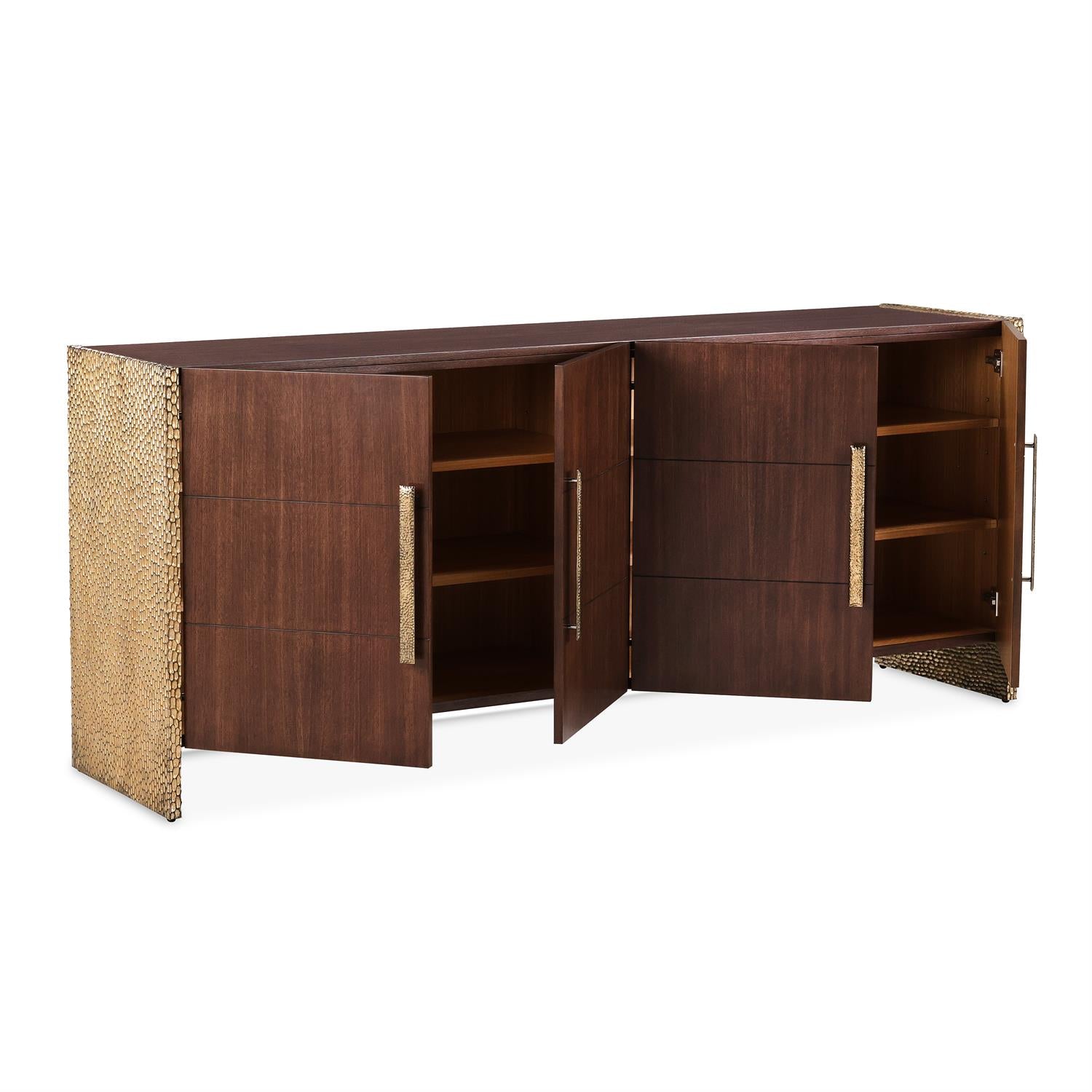 Cameroon Four-Door Credenza