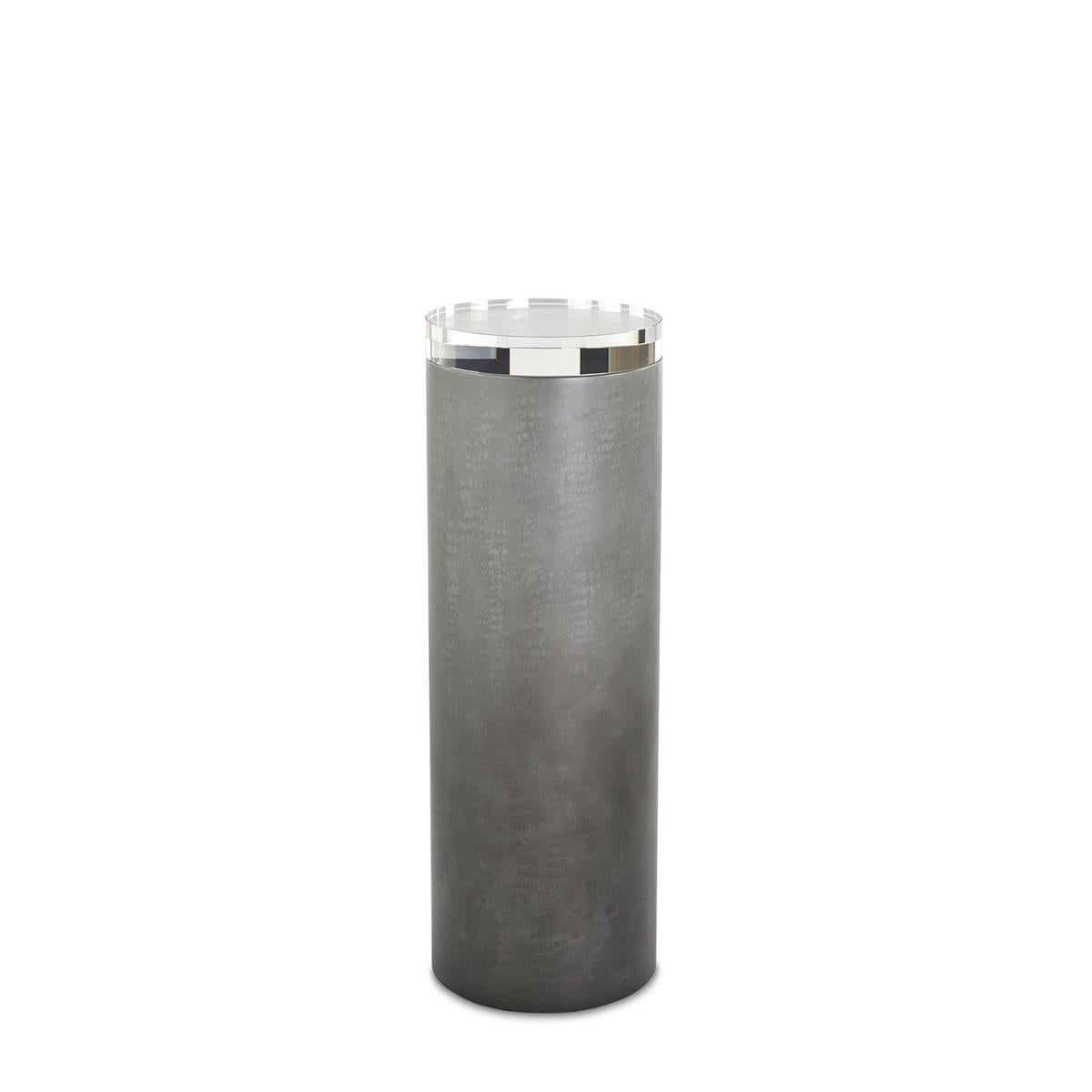 Serpent Pedestal, Small Silver – Art by John Richard | Sutter & Vale