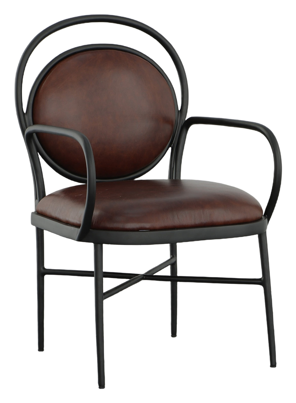 Warner Leather Dining Chair (F600-04-B) - Fairfield Chair