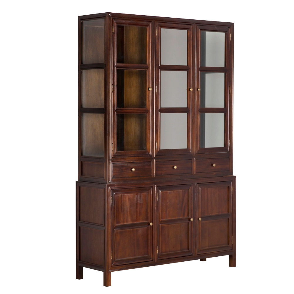 Colonial Hutch, Hand Rubbed Brown in Hand Rubbed Brown — Noir Furniture