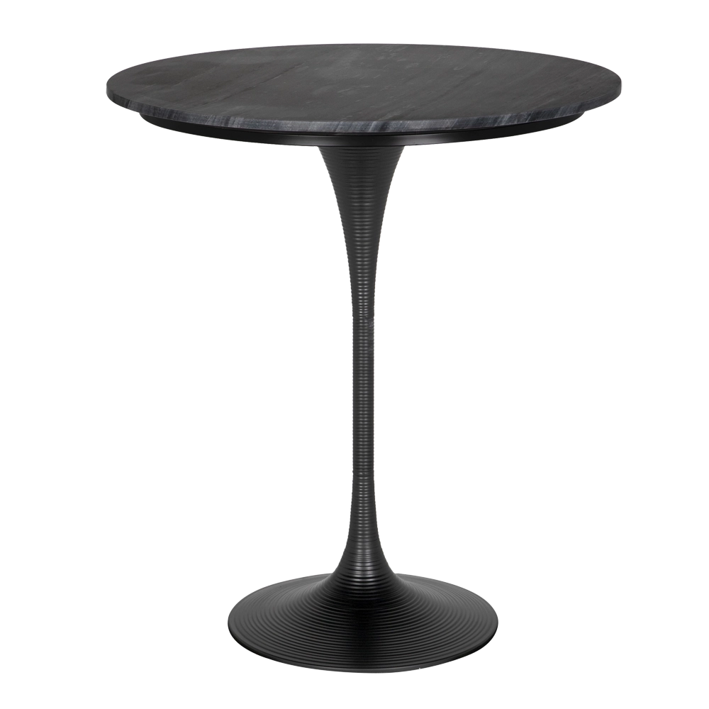 Joni Bar Table, Matte Black in Matte Black — Noir Furniture