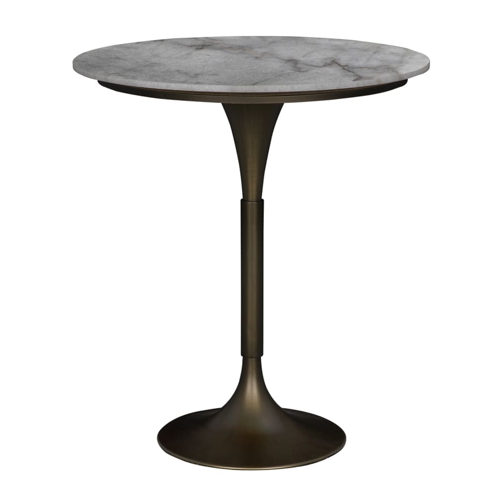 Jman Bar Table, Aged Brass in Aged Brass — Noir Furniture