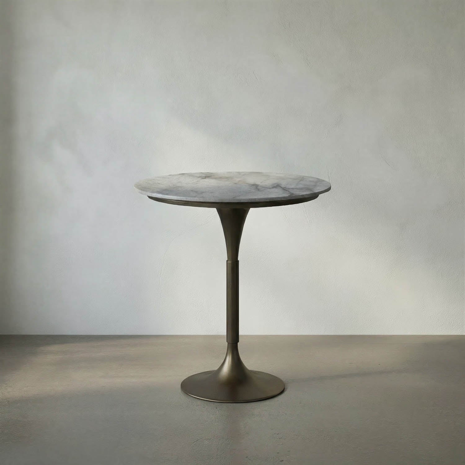 Jman Bar Table, Aged Brass by Noir