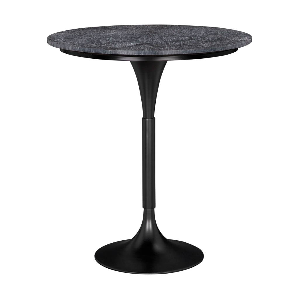 Jman Bar Table, Matte Black in Matte Black — Noir Furniture