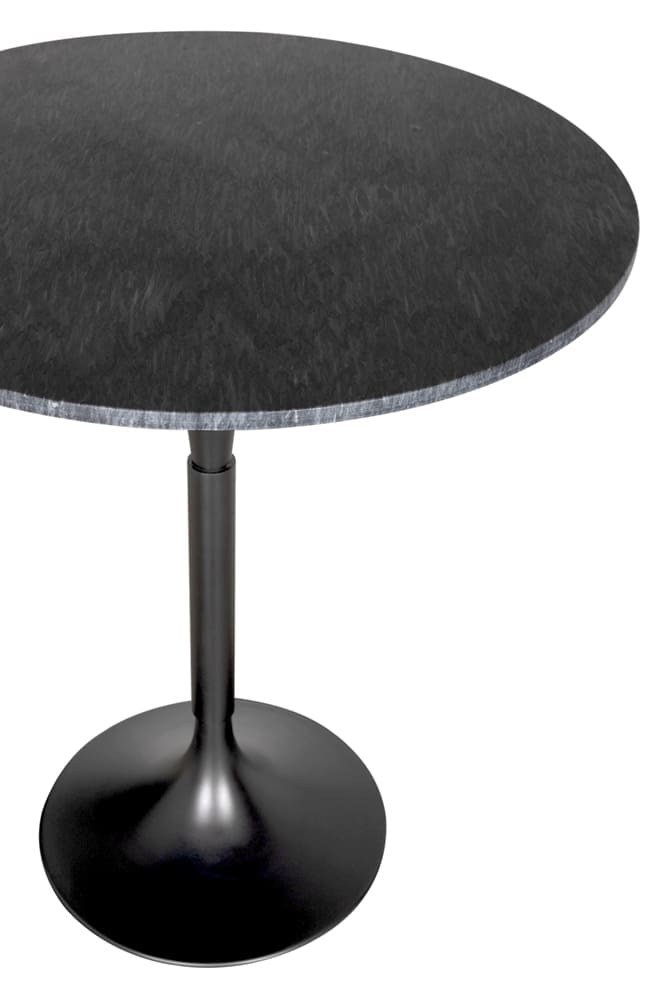 Jman Bar Table, Matte Black in Matte Black — Noir Furniture