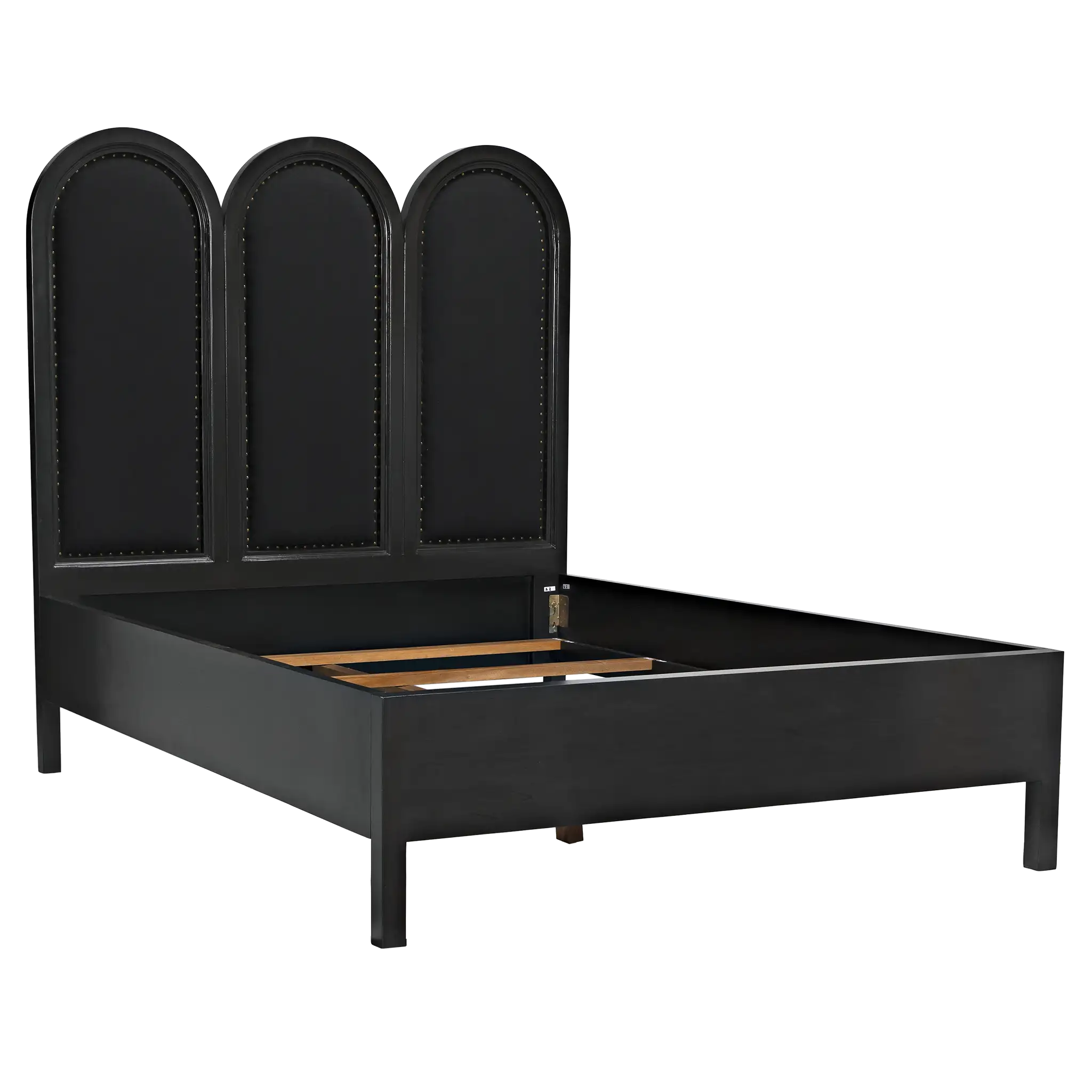 Arch Bed, Queen in Pale — Noir Furniture