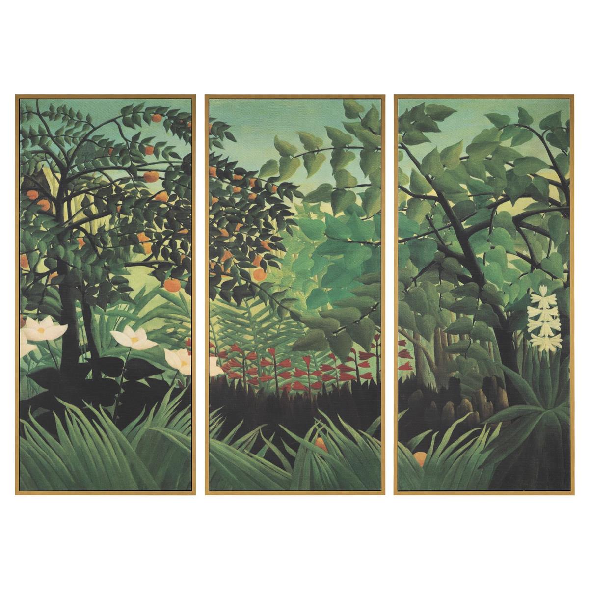 Henri Rosseau's Outlook, Set of 3 – Art by John Richard | Sutter & Vale