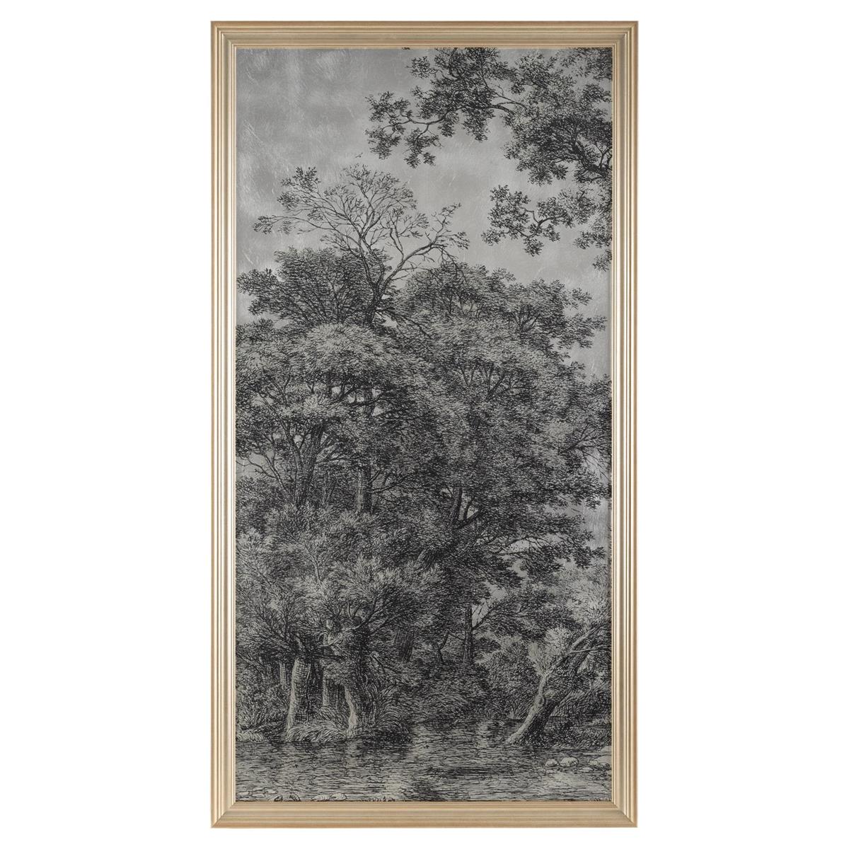 Maria Mendez's Silver Landscape I – Art by John Richard | Sutter & Vale