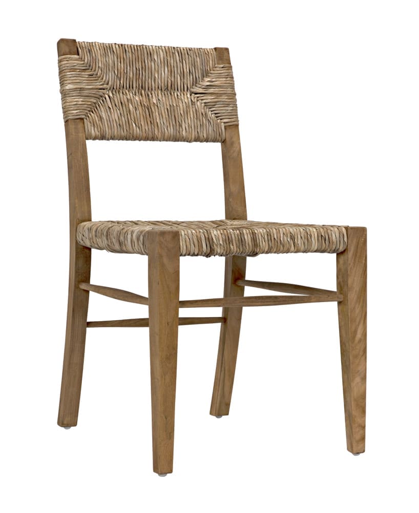 Faley Chair, Teak with Woven in Clear Coat Flat — Noir Furniture