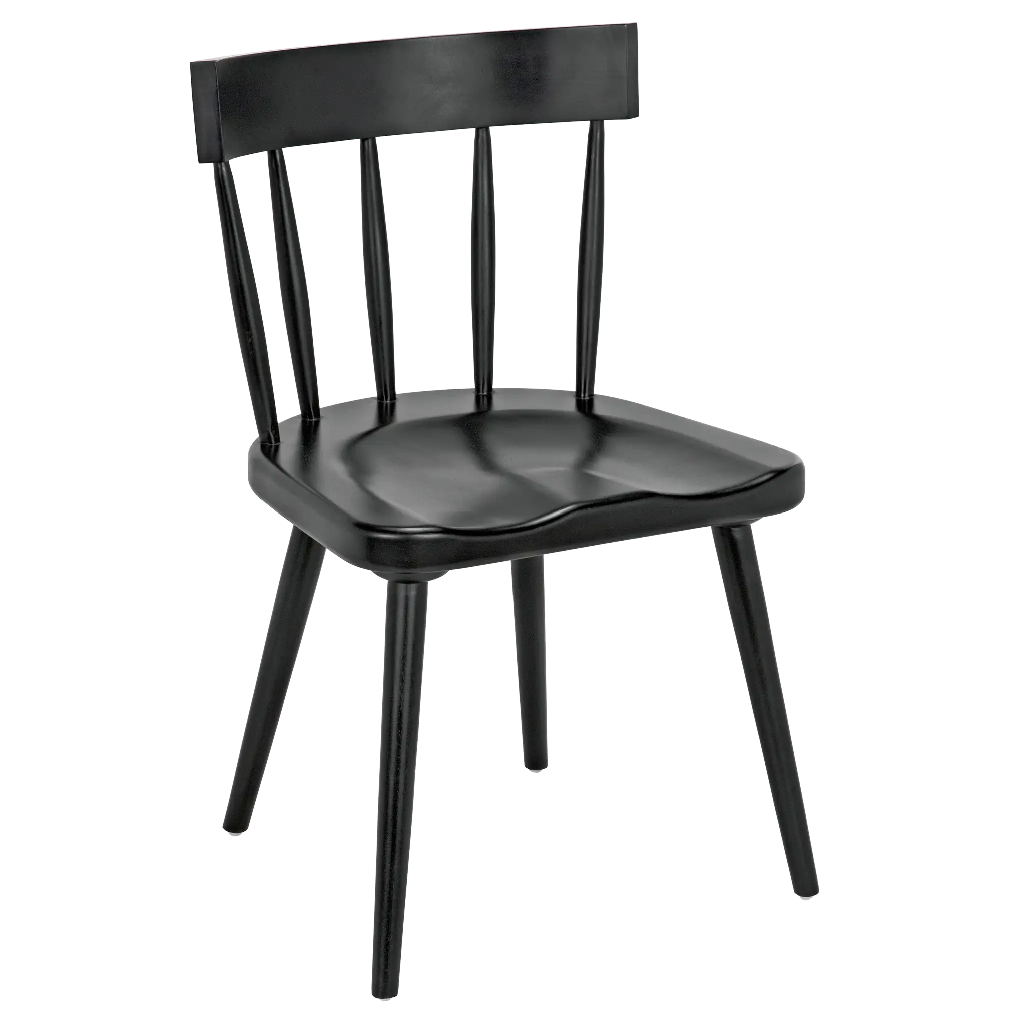 Esme Chair, Hand Rubbed Black in Hand Rubbed Black — Noir Furniture