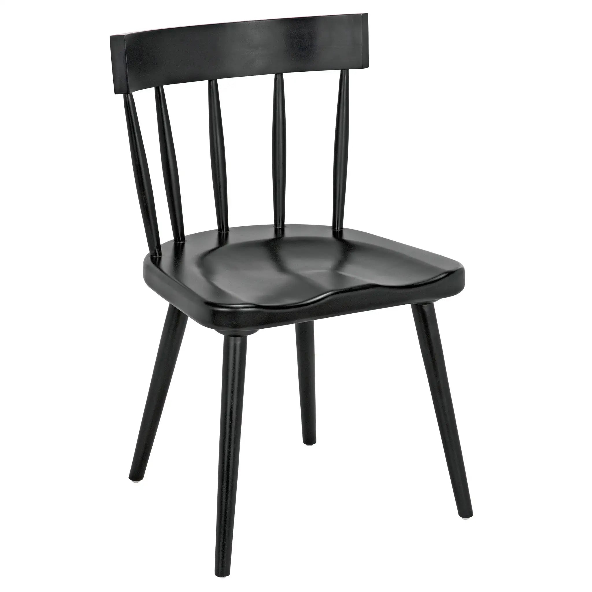 Esme Chair, Hand Rubbed Black in Hand Rubbed Black — Noir Furniture
