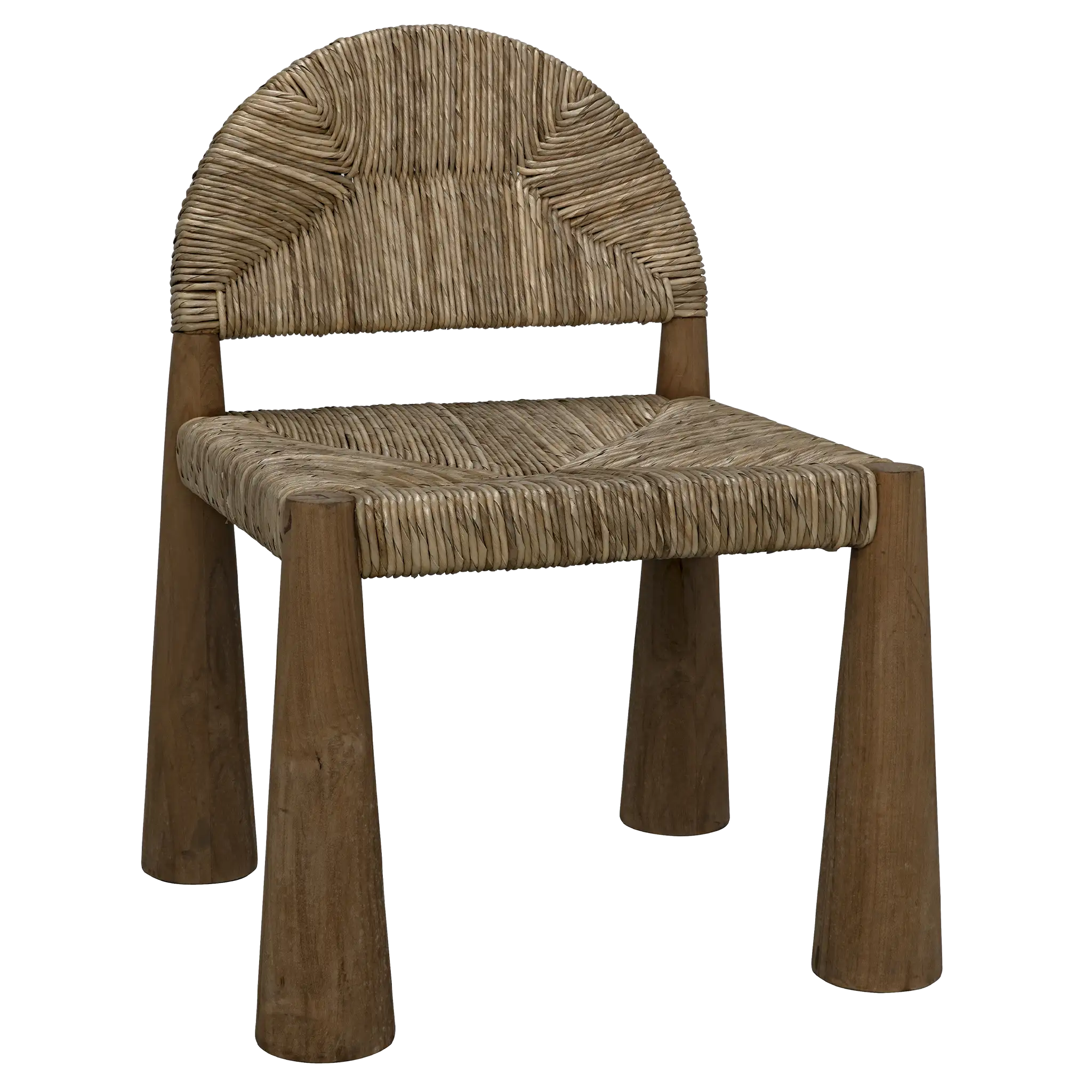 Laredo Chair, Teak in Clear Coat Flat — Noir Furniture