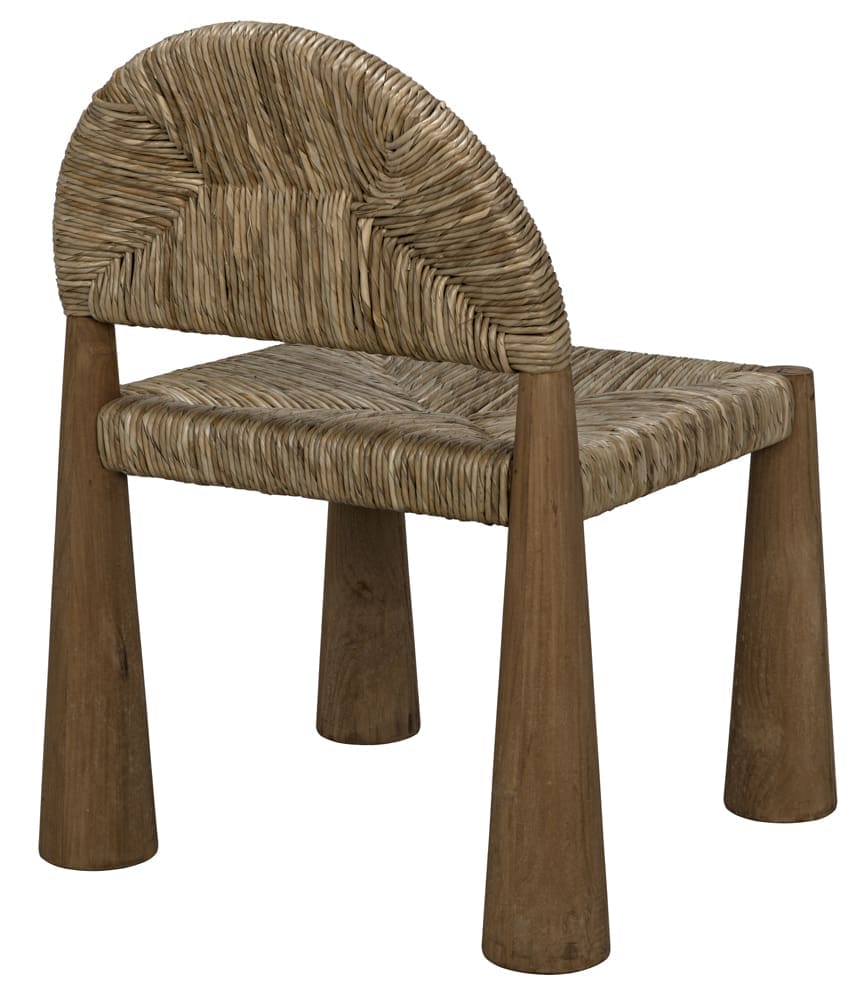 Laredo Chair, Teak in Clear Coat Flat — Noir Furniture