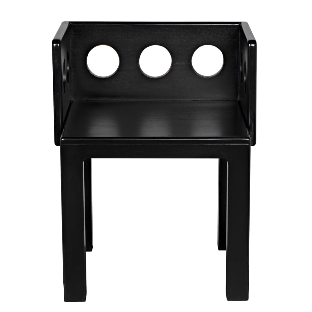 Elton Chair, HB in Hand Rubbed Black — Noir Furniture