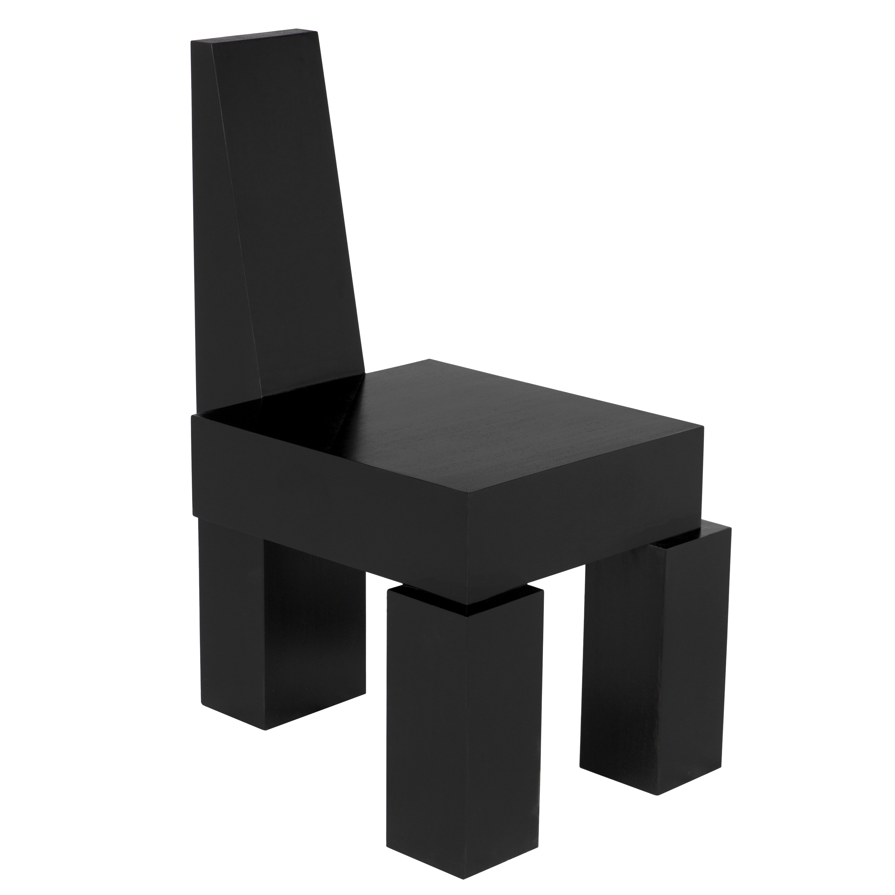Murry Chair in Hand Rubbed Black — Noir Furniture