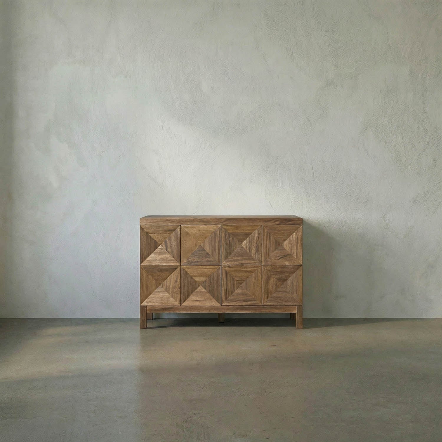 Quadrant 2 Door Sideboard, Dark Walnut by Noir