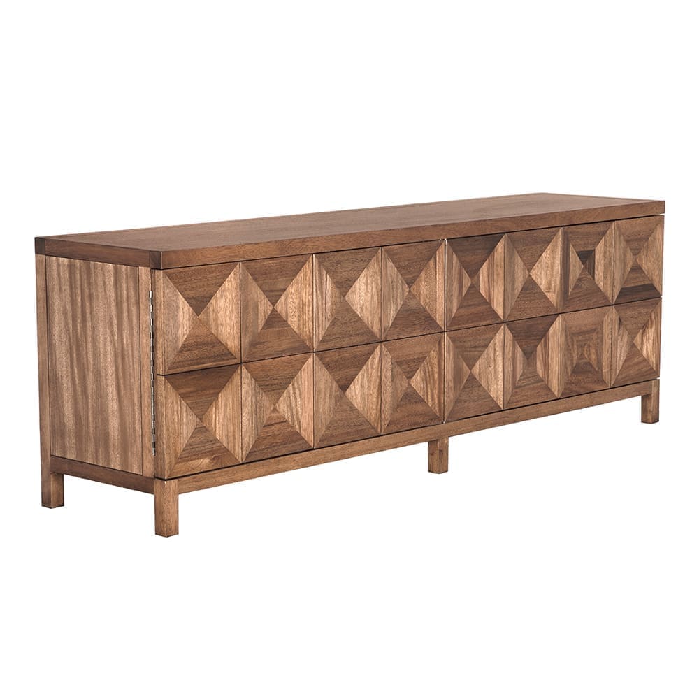 Quadrant 4 Door Sideboard, Dark Walnut
